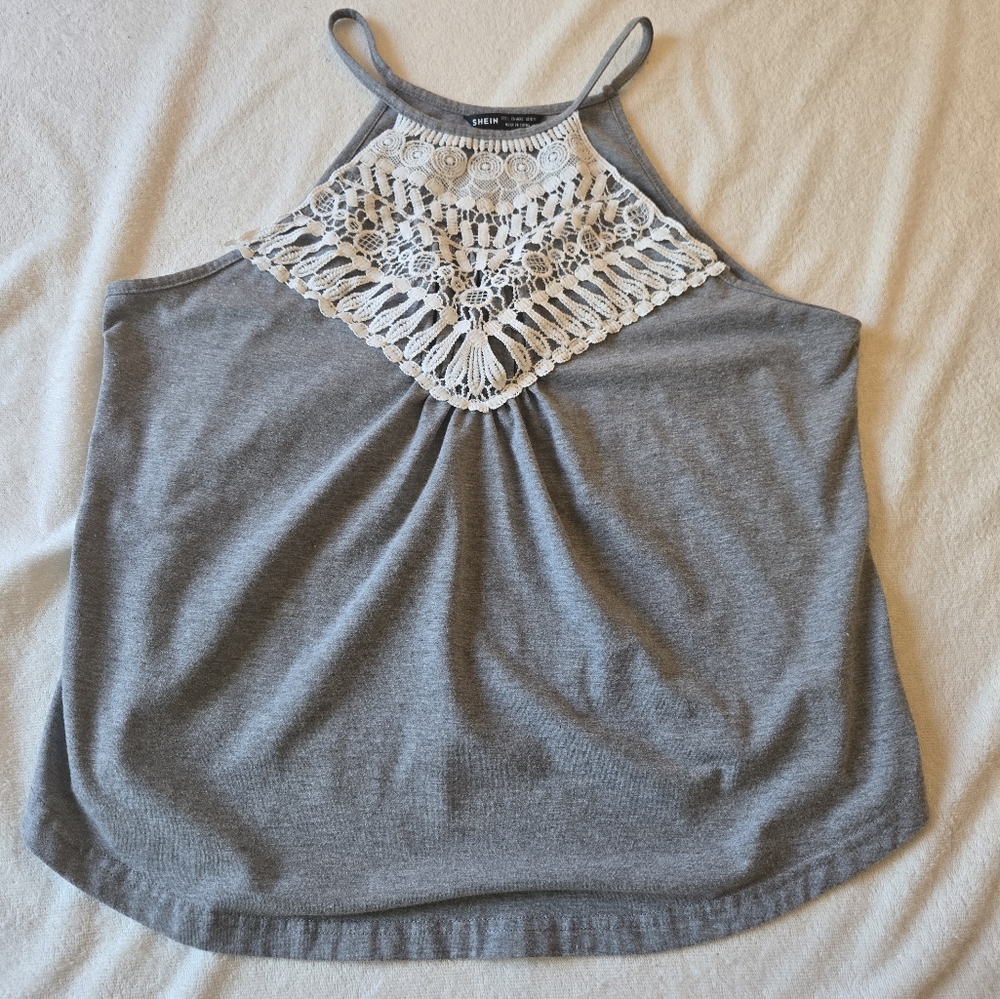 Shein Tank with Embroidery